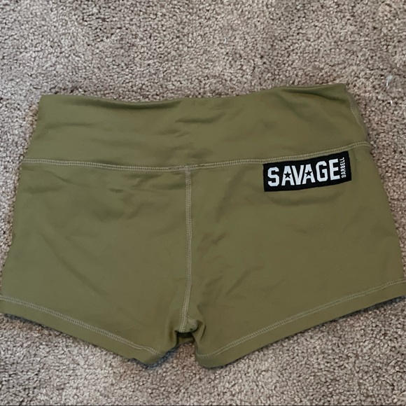 Savage Barbell Booty Shorts - size S - Picture 2 of 3